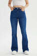 Jeans Mujer Flare Azul Oscuro