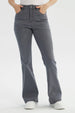 Jeans Mujer Flare Gris Oscuro