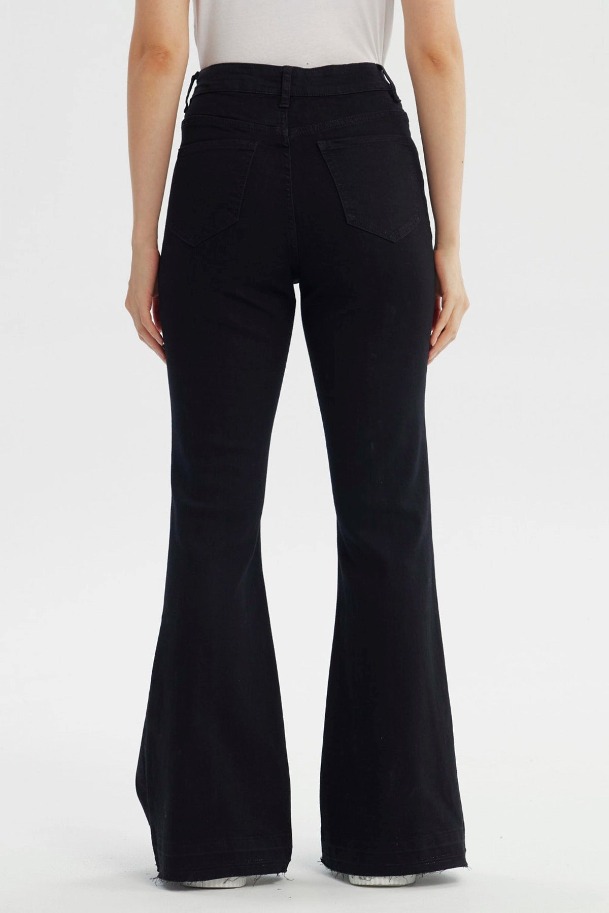 Jeans Mujer Flare Negro