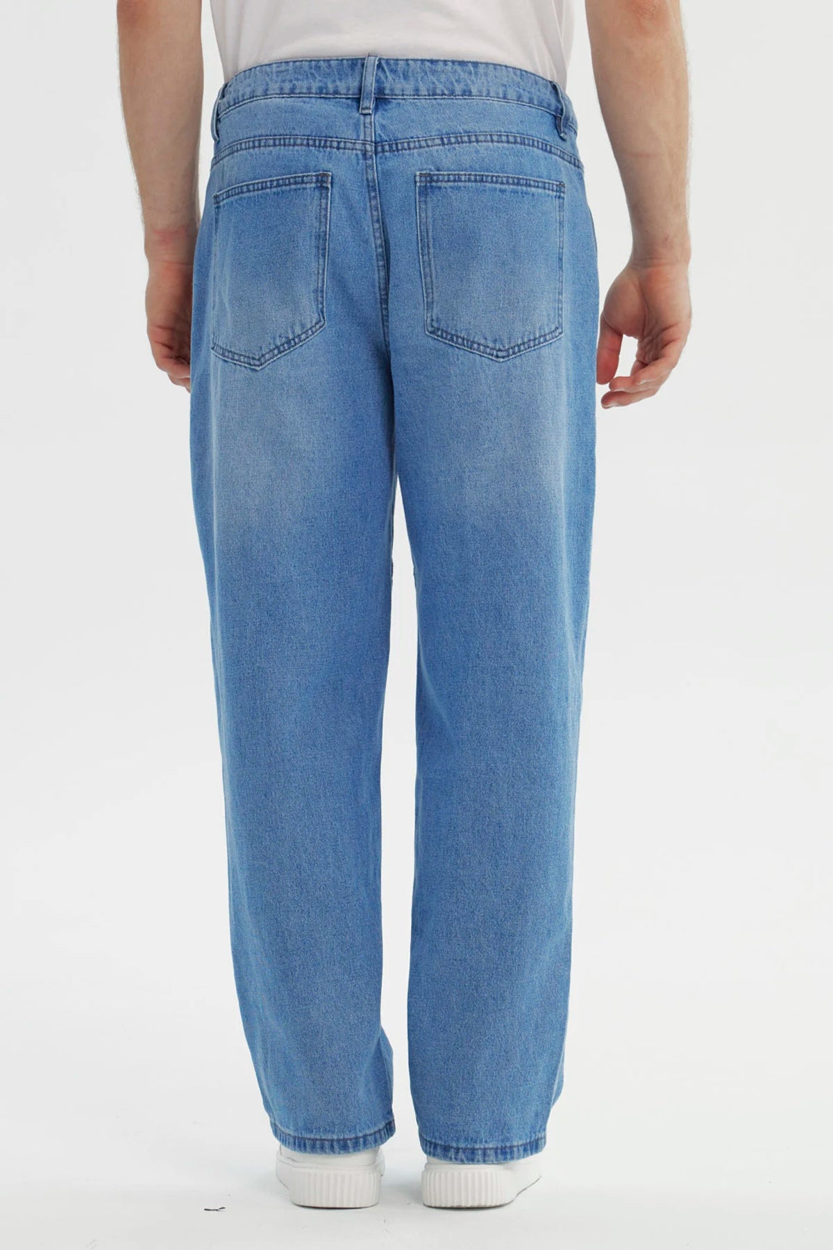 Jeans Hombre Baggy Azul Claro