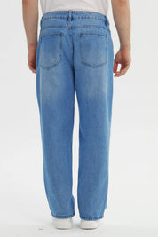 Jeans Hombre Baggy Azul Claro
