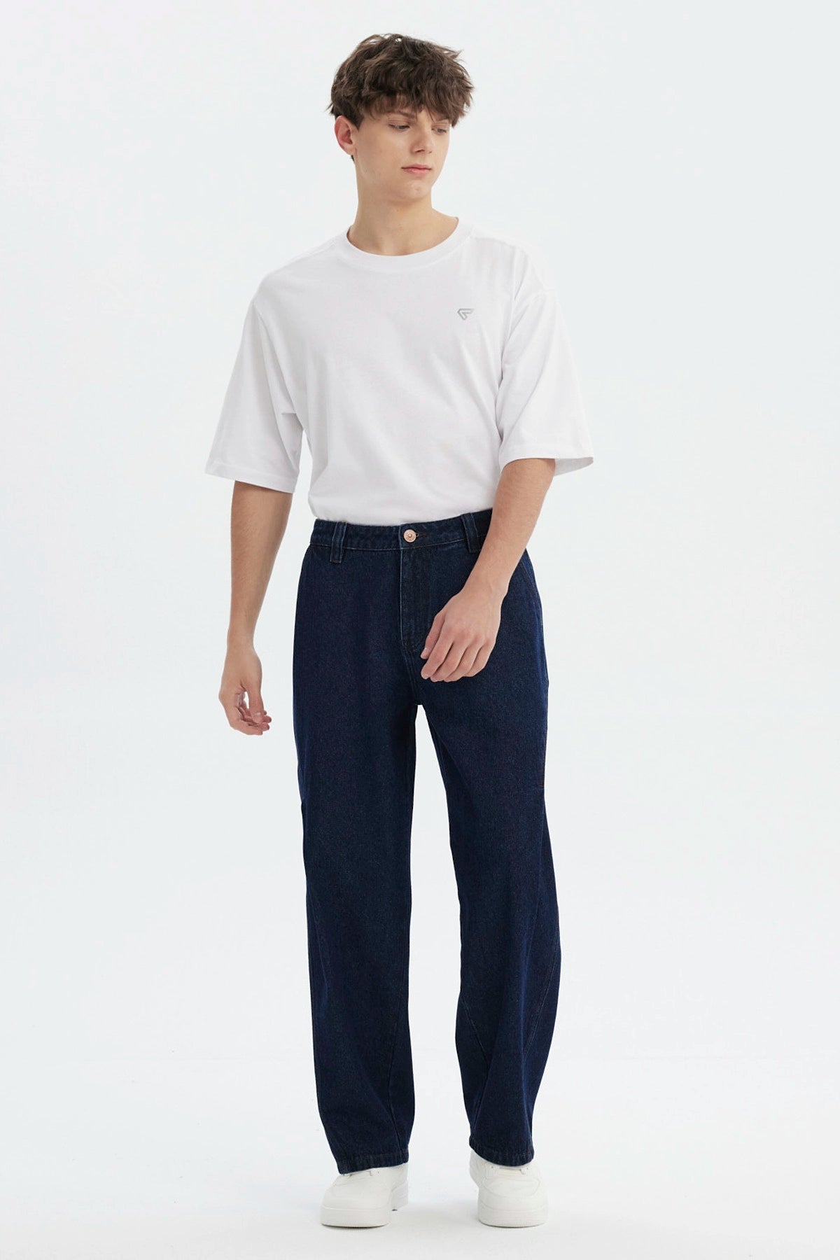 Jeans Hombre Baggy Azul Indigo