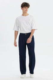 Jeans Hombre Baggy Azul Indigo