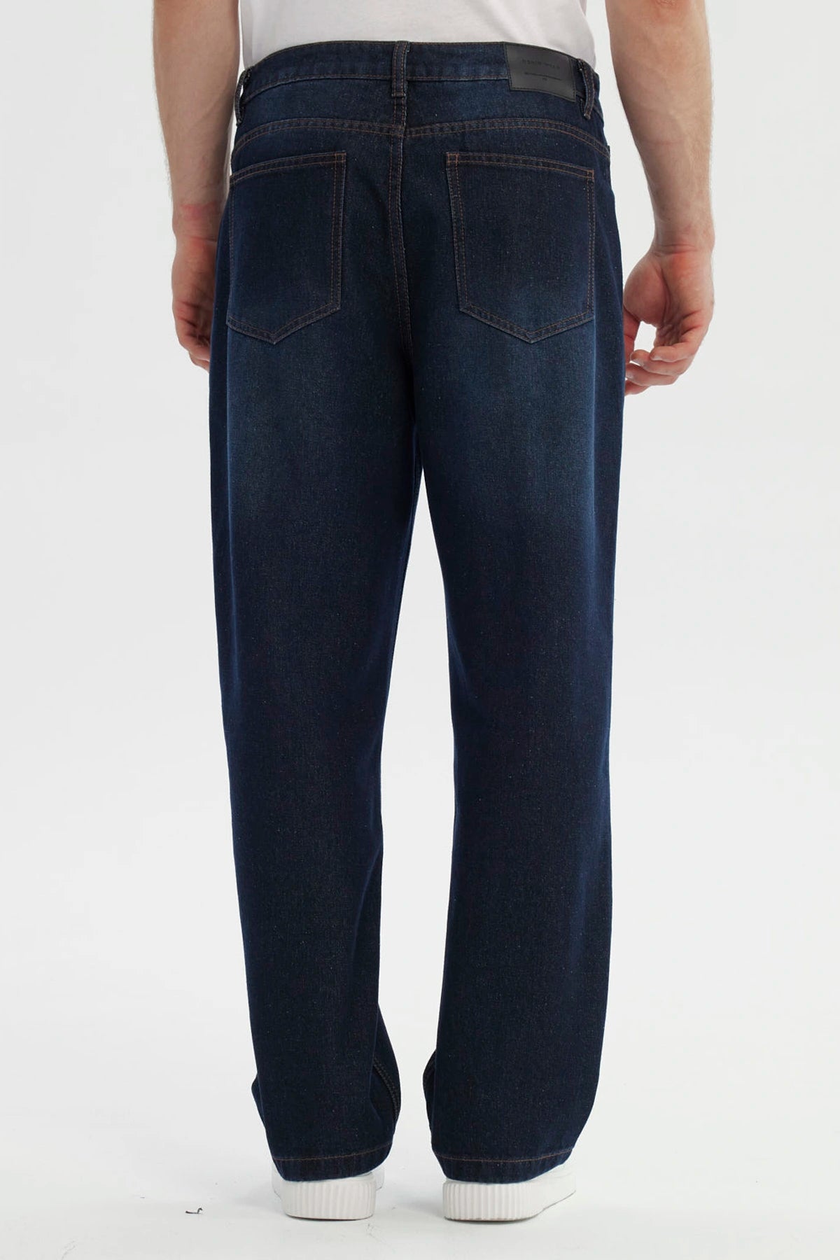 Jeans Hombre Straight Azul Oscuro
