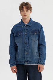 Chaqueta Hombre Clásica Azul