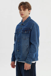 Chaqueta Hombre Clásica Azul