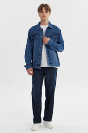 Chaqueta Hombre Clásica Azul