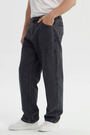Jeans Hombre Straight Gris