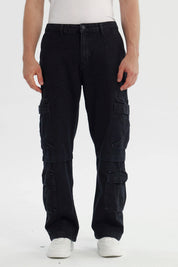 Jeans Hombre Calce Recto Negro