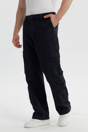 Jeans Hombre Calce Recto Negro