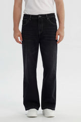 Jeans Flare Hombre Negro