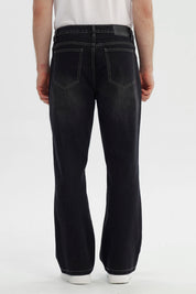 Jeans Hombre Flare Negro
