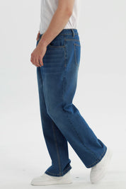 Jeans Hombre Flare Azul