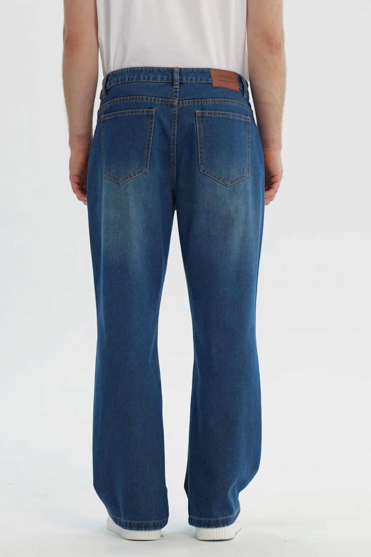 Jeans Hombre Flare Azul