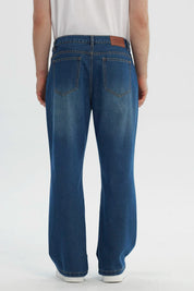 Jeans Hombre Flare Azul