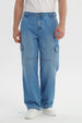 Jeans Hombre Baggy Azul Claro