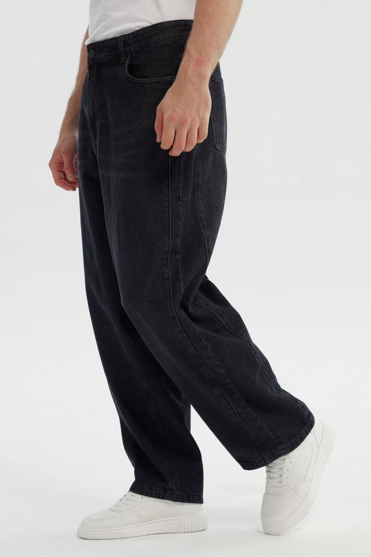Jeans Hombre Straight Negro