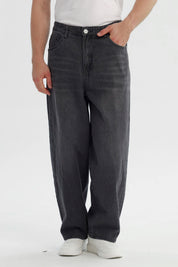 Jeans Hombre Straight Gris Claro