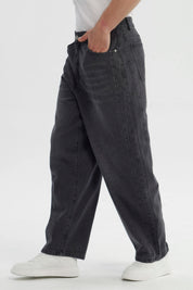 Jeans Hombre Straight Gris Claro