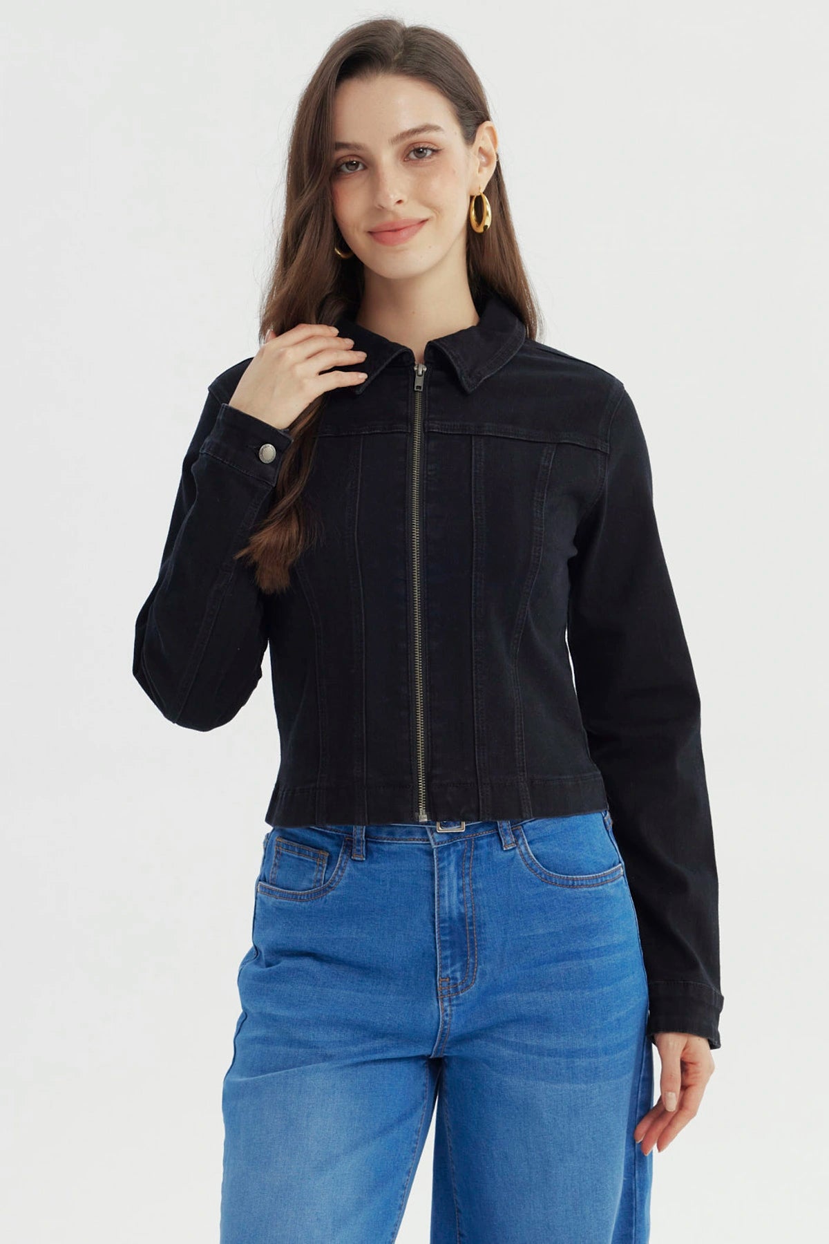 Chaqueta Mujer Clásica Negro