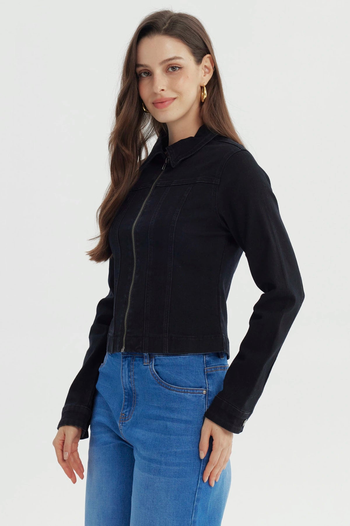 Chaqueta Mujer Clásica Negro