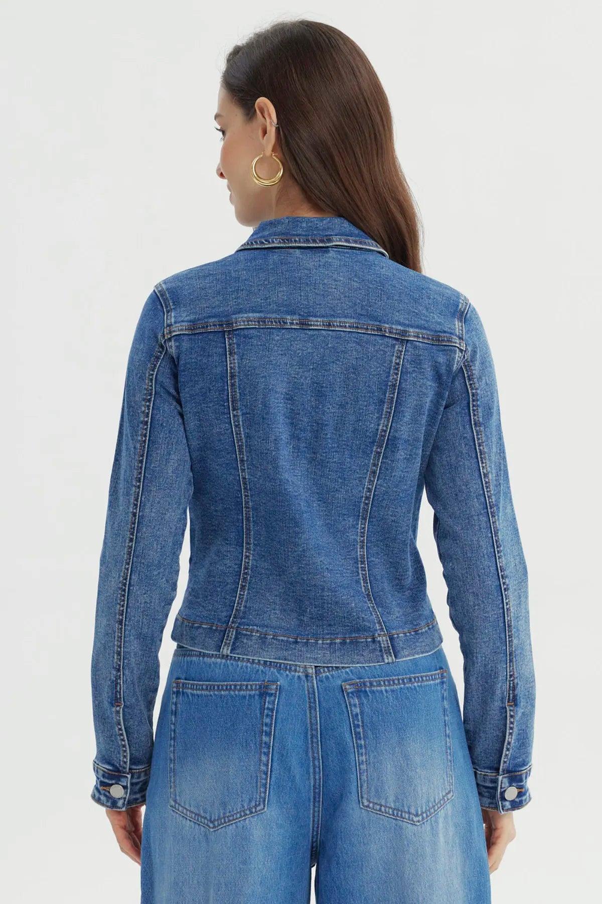 Chaqueta Mujer Clásica Azul