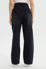 Jeans Mujer Baggy Negro