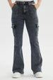 Jeans Mujer Flare Negro