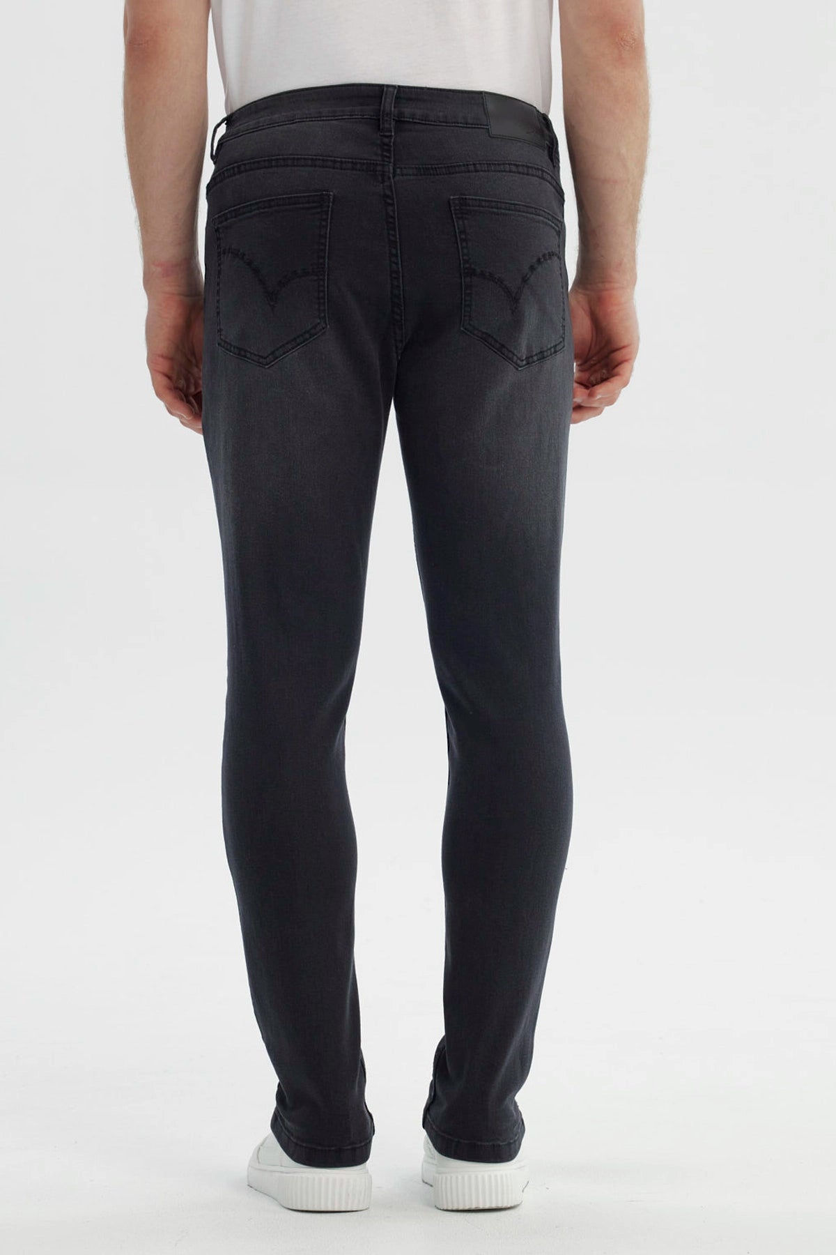 Jeans Hombre Skinny Negro