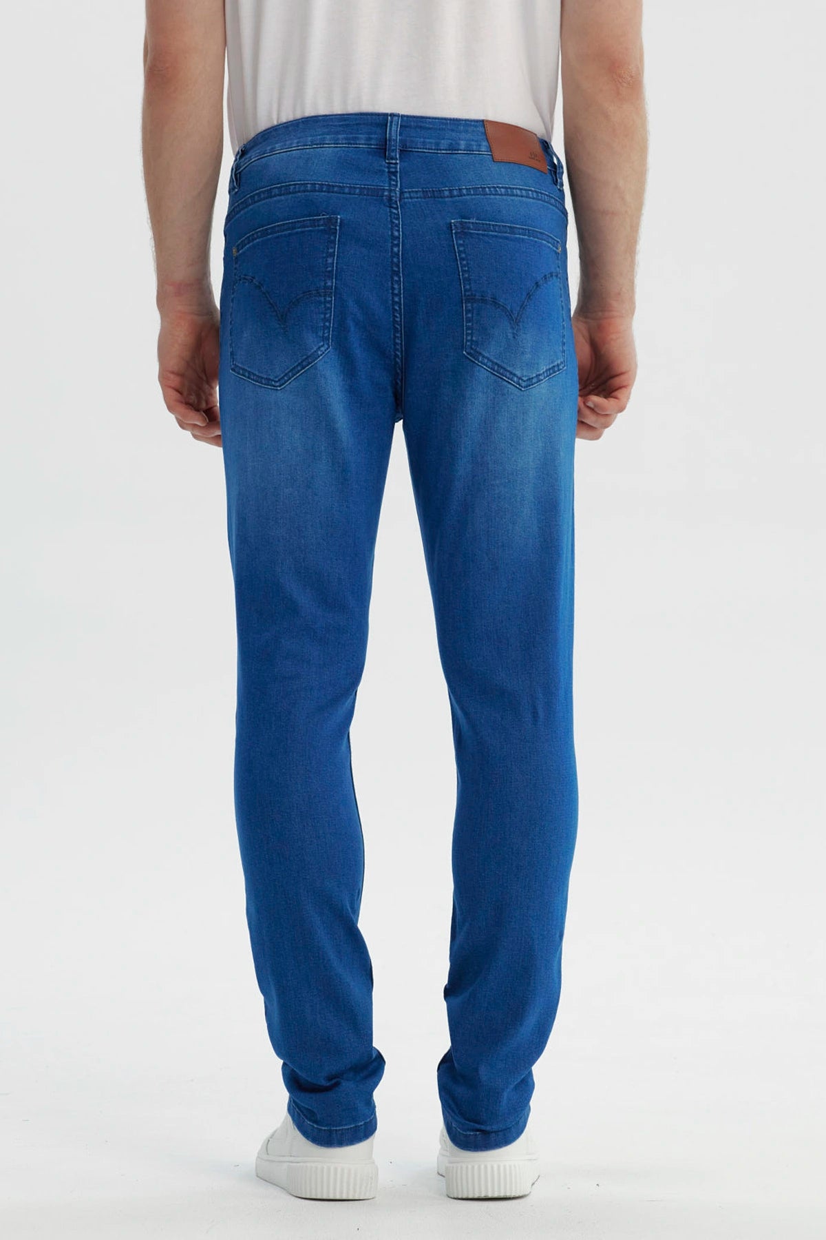 Jeans Hombre Skinny Azul Oscuro