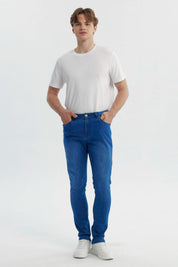 Jeans Hombre Skinny Azul Oscuro