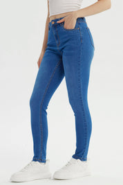 Jeans Mujer Super Skinny Estela Azul