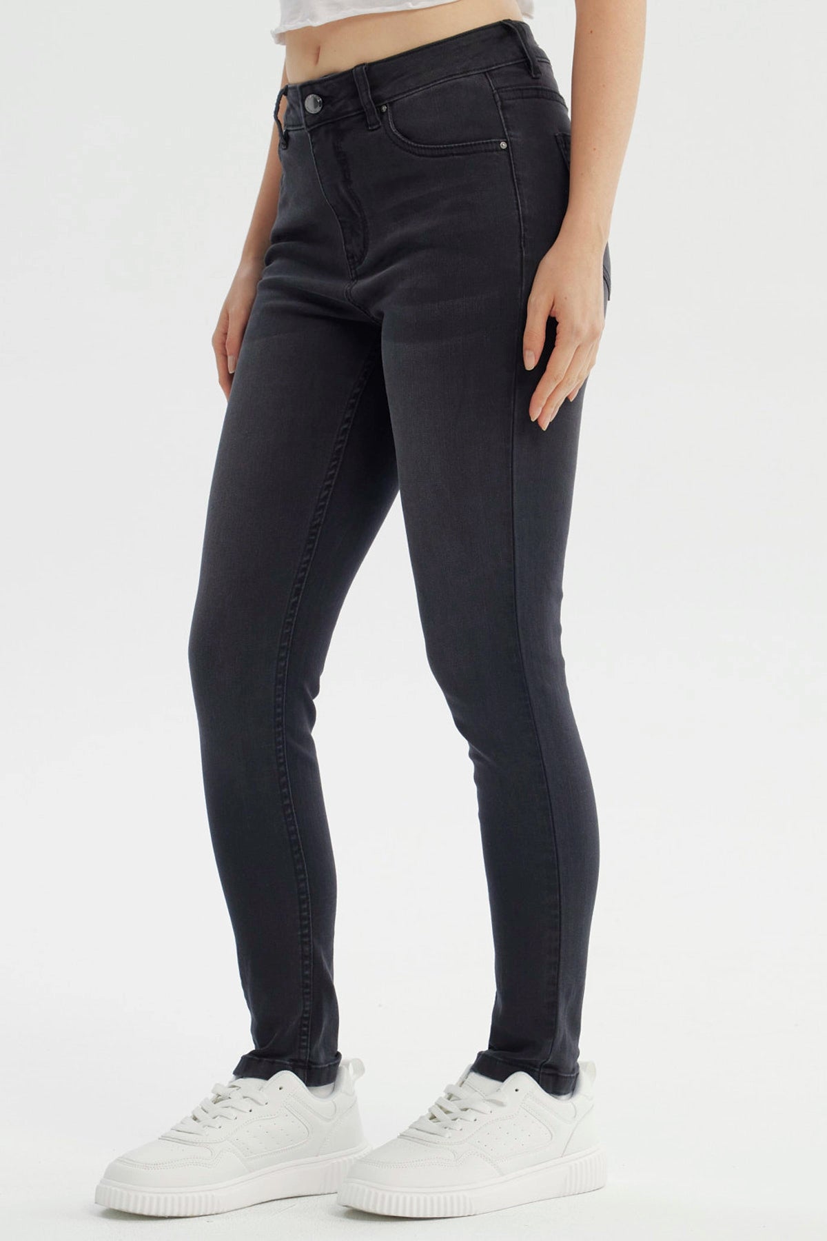 Jeans Mujer Super Skinny Estela Negro