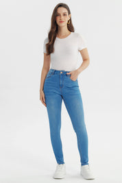 Jeans Mujer Super Skinny Estela Azul Claro