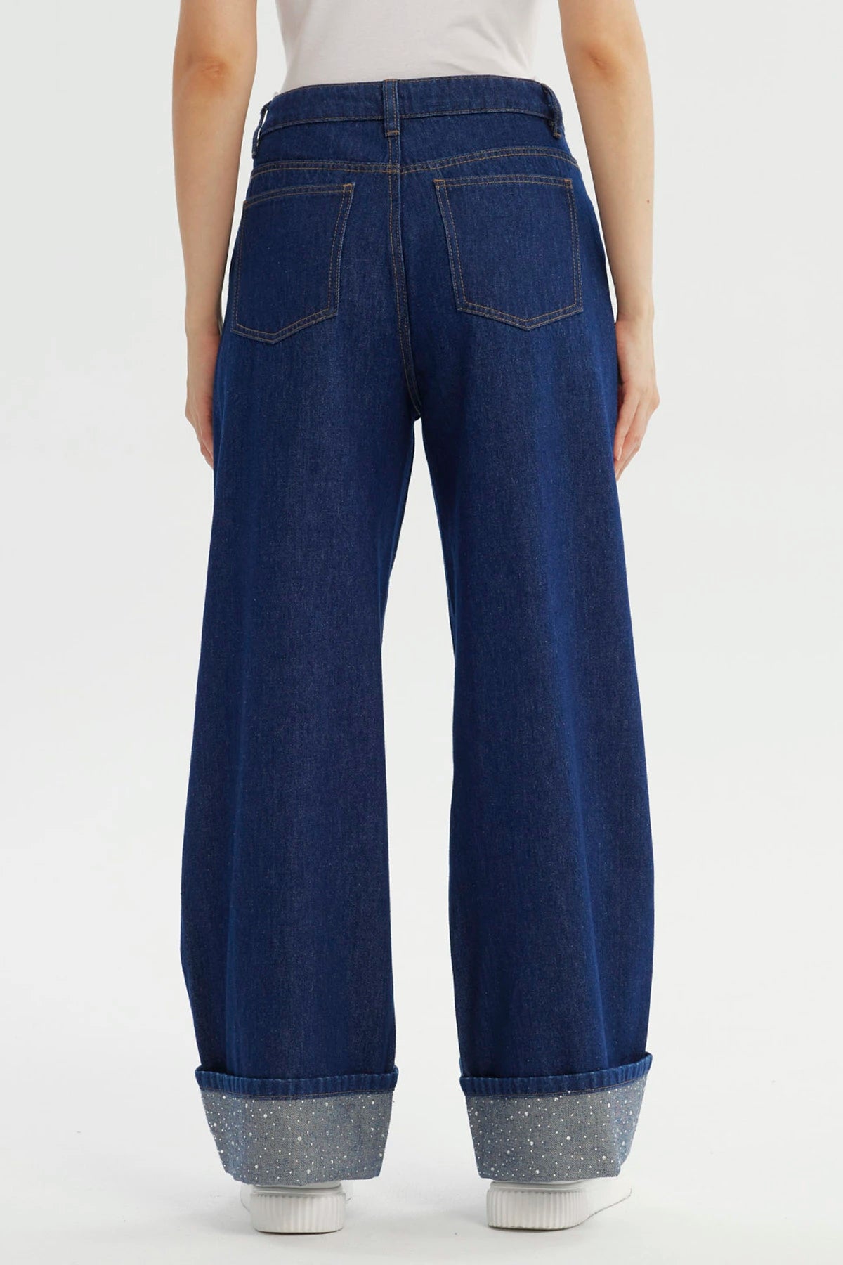 Jeans Mujer Baggy Azul Indigo