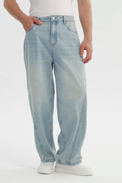Jeans Hombre Straight Azul Claro