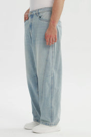 Jeans Hombre Straight Azul Claro