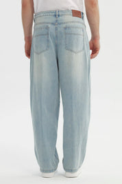 Jeans Hombre Straight Azul Claro