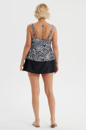 Traje de Baño Mujer Entero Negro