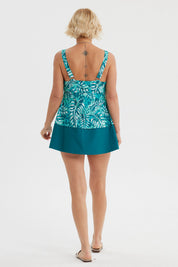 Traje de Baño Mujer Entero Turquesa