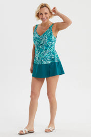 Traje de Baño Mujer Entero Turquesa