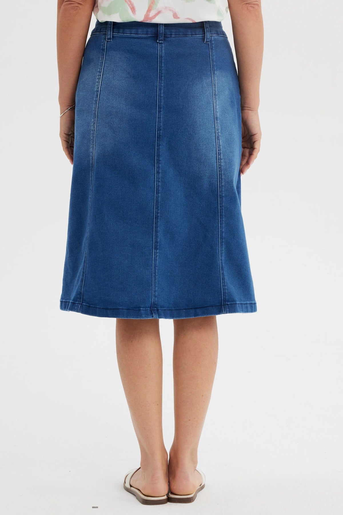 Falda Mujer Denim Azul