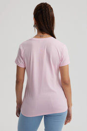 Polera Mujer Gráfica Roll Up Rosa