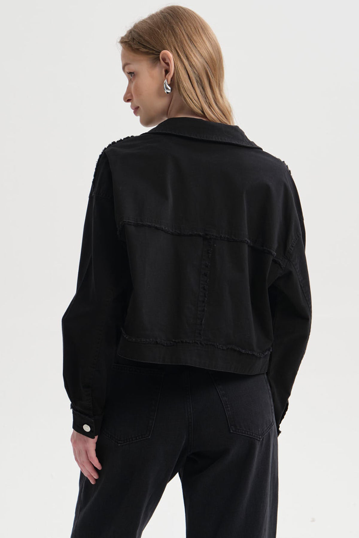 Chaqueta Mujer Corte Negro