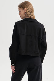 Chaqueta Mujer Corte Negro