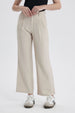 Pantalón Mujer Sastrero Beige