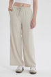 Pantalón Mujer Pretina Beige