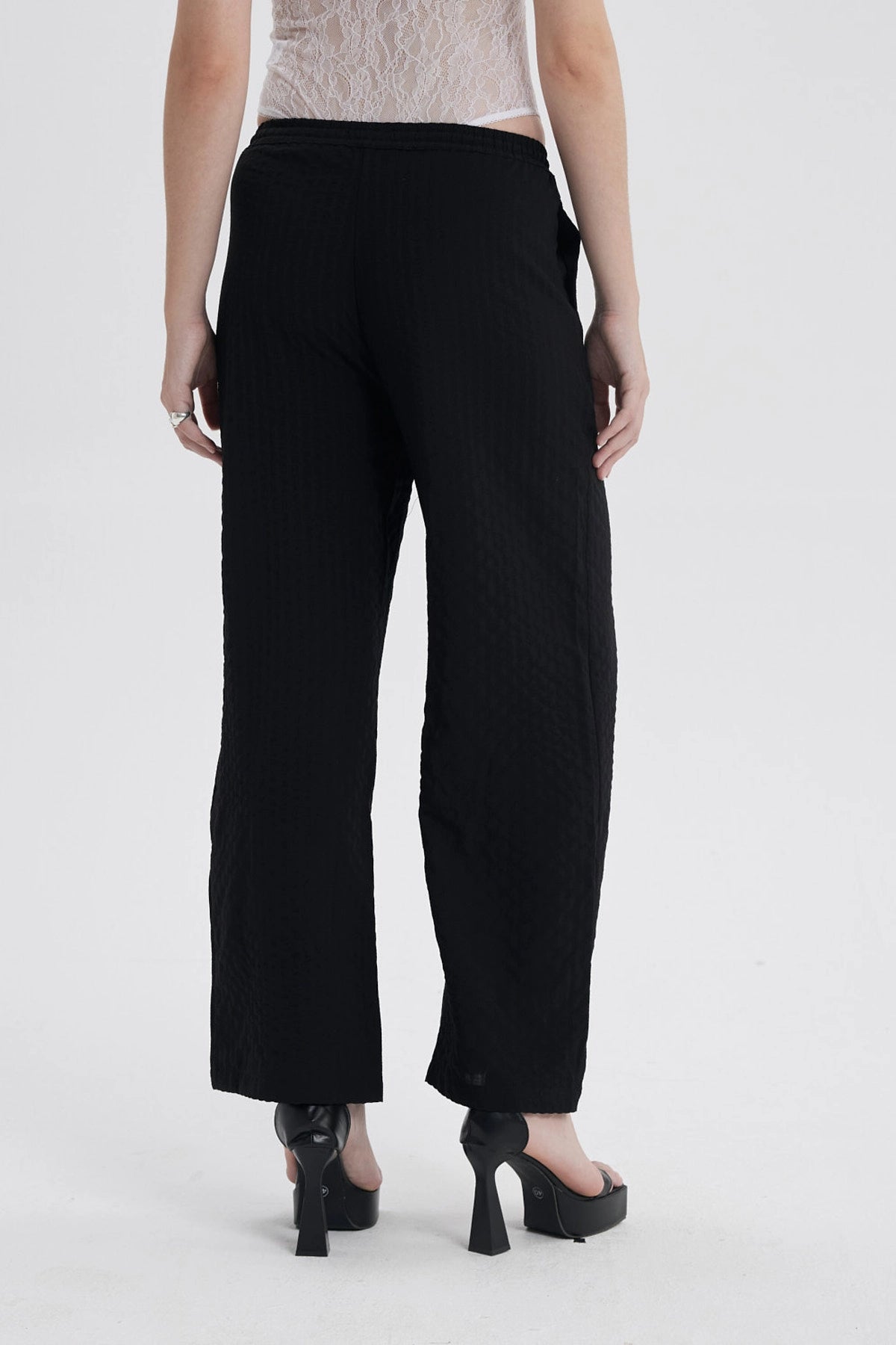Pantalón Mujer Pretina Negro