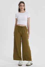 Pantalón Mujer Pretina Verde Olivo