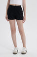 Short Mujer Sastrero Negro